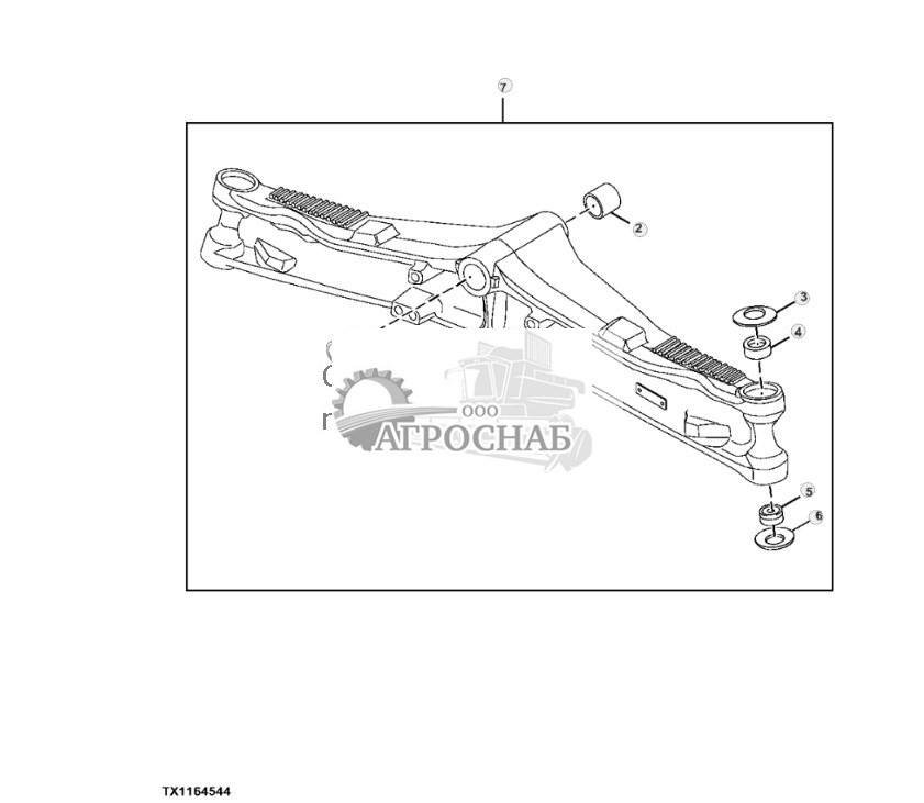 Корпус стандартного переднего моста без MFWD - ST17538 20.jpg